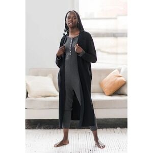 Madison Duster Cardigan Black Pudus Lifestyle‎ Co. Canada XL